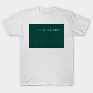 Glass Delusion pattern  - Green T-Shirt